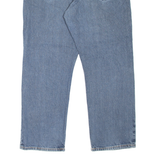 CARHARTT Distressed Workwear Mens Jeans Blue Straight Stone Wash W36 L30