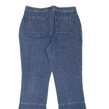 Womens Jeans Blue Regular Bootcut Stone Wash W32 L32