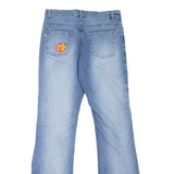 ASHES JEANS Beetle Womens Jeans Blue Regular Bootcut Stone Wash W28 L32