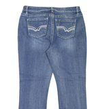 WAREHOUSE ONE Womens Jeans Blue Slim Straight Stone Wash W36 L29