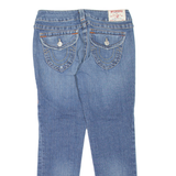 TRUE RELIGION Julie Womens Jeans Blue Slim Skinny Stone Wash W30 L27