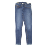 TRUE RELIGION Serena Womens Jeans Blue Slim Skinny Stone Wash W29 L29