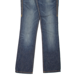 TRUE RELIGION Womens Jeans Blue Slim Straight Stone Wash W24 L30