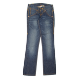 TRUE RELIGION Womens Jeans Blue Slim Straight Stone Wash W24 L30
