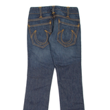 TRUE RELIGION Womens Jeans Blue Slim Straight Stone Wash W24 L30
