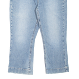 TOMMY HILFIGER Cropped Womens Jeans Blue Regular Straight Stone Wash W36 L23