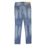 TRUE RELIGION Womens Jeans Blue Slim Skinny Stone Wash W27 L30