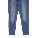 TRUE RELIGION Jennie Curvy Womens Jeans Blue Slim Skinny Stone Wash W30 L28