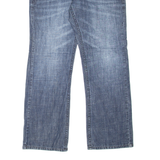 GUESS Rowland Fit Mens Jeans Blue Relaxed Skinny Stone Wash W31 L28