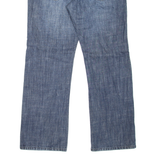 GUESS Rowland Fit Mens Jeans Blue Relaxed Skinny Stone Wash W31 L28