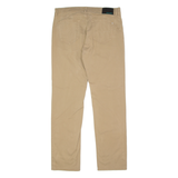 PIERRE CARDIN Deauville Chino Mens Trousers Brown Regular Straight W38 L34
