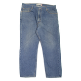 LEVI'S 505 Jeans Mens Blue Regular Straight Stone Wash W40 L30