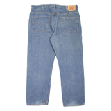 LEVI'S 505 Jeans Mens Blue Regular Straight Stone Wash W40 L30