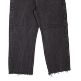 LEVI'S 505 Jeans Mens Black Regular Straight W34 L25