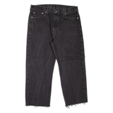 LEVI'S 505 Jeans Mens Black Regular Straight W34 L25