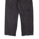 LEVI'S 505 Jeans Mens Black Regular Straight W34 L25