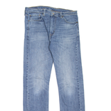 LEVI'S 513 Jeans Mens Blue Slim Straight Stone Wash W32 L32