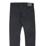 LEVI'S 510 Jeans Distressed Mens Black Slim Skinny W34 L32