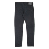 LEVI'S 510 Jeans Distressed Mens Black Slim Skinny W34 L32