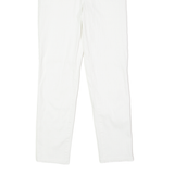 TREND Womens Trousers White Regular Tapered W24 L27