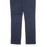 IZOD LACOSTE Chino Womens Trousers Blue Regular Straight W32 L30