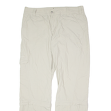 COLUMBIA Outdoor 2 in 1 Womens Trousers Grey Regular Straight Nylon W36 L30