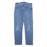 LEVI'S 502 Jeans Big E Mens Blue Regular Tapered Stone Wash W30 L28