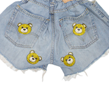 LEVI'S Customised Cut-Off Womens Denim Shorts Blue Relaxed XXS W20