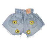 LEVI'S Customised Cut-Off Womens Denim Shorts Blue Relaxed XXS W20