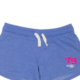 CRANE Womens Sports Shorts Blue Relaxed M W32