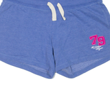 CRANE Womens Sports Shorts Blue Relaxed M W32
