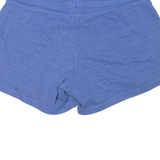 CRANE Womens Sports Shorts Blue Relaxed M W32