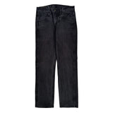 Levis Workwear Fit Jeans - 31W 30L Black Cotton
