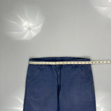 Carhartt Trousers - 34W 30L Blue Cotton
