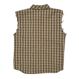 Skull And Crossbones Graphic Harley Davidson Checked Flannel Shirt - Small Multicoloured Cotton