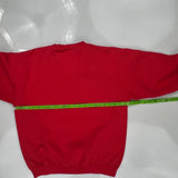 Walt Disney World 25Th Anniversary Disney Cartoon Sweatshirt - Medium Red Cotton