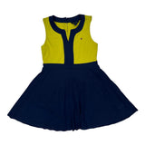 Age 6-7 Tommy Hilfiger A-Line Dress - Small Navy Cotton