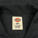 Dickies Short Sleeve Shirt - 2XL Black Polyester Blend