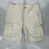 Dockers Cargo Shorts - 36W 11L Beige Cotton