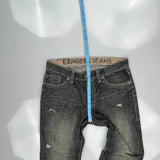 Express Jeans - 36W 30L Grey Denim