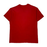Ohio State Hanes Single Stitch T-Shirt - Large Red Cotton