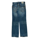 Mek Denim Boot Cut Jeans - 32W US 6 Blue Cotton