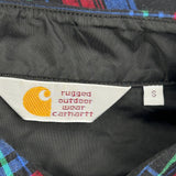 Carhartt Checked Flannel Shirt - Small Multicoloured Cotton