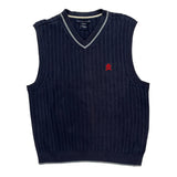 Tommy Hilfiger Sweater Vest - XL Navy Cotton