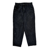 Southpole Graphic Jeans - 34W 30L Black Cotton