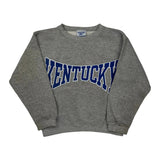 Age 7-8 Kentucky Reebok College Sweatshirt - Medium Grey Cotton Blend