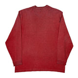 Carhartt Long Sleeve T-Shirt - XL Red Cotton