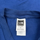 The North Face Graphic T-Shirt - Large Blue Cotton
