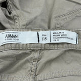Armani Chinos - 37W 33L Beige Cotton