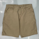 Wrangler Carpenter Shorts - 36W 9L Beige Cotton